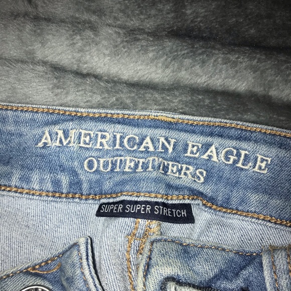 American Eagle Midi Shorts Light Blue - Picture 4 of 7